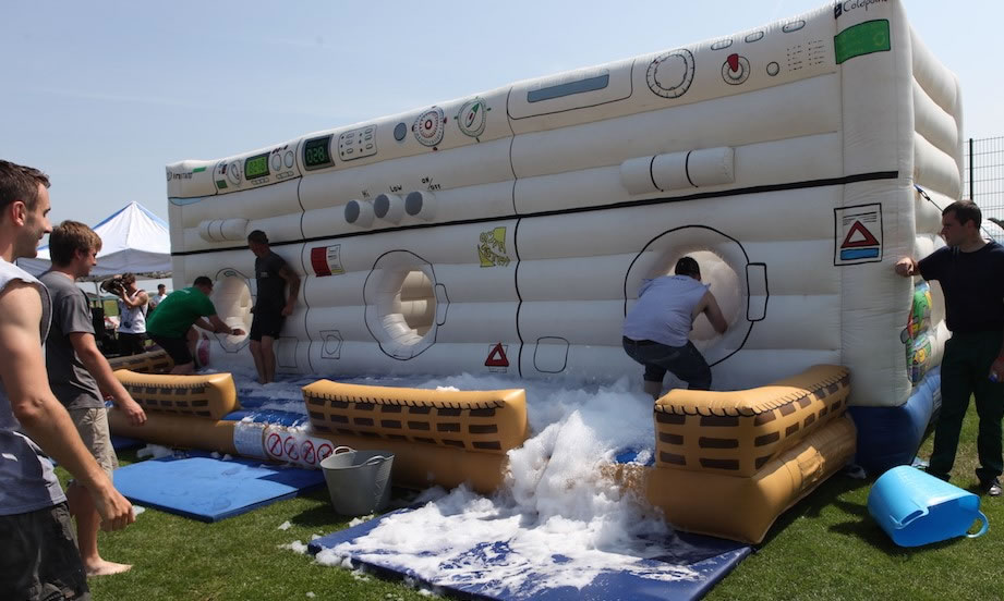 Inflatable washing machine